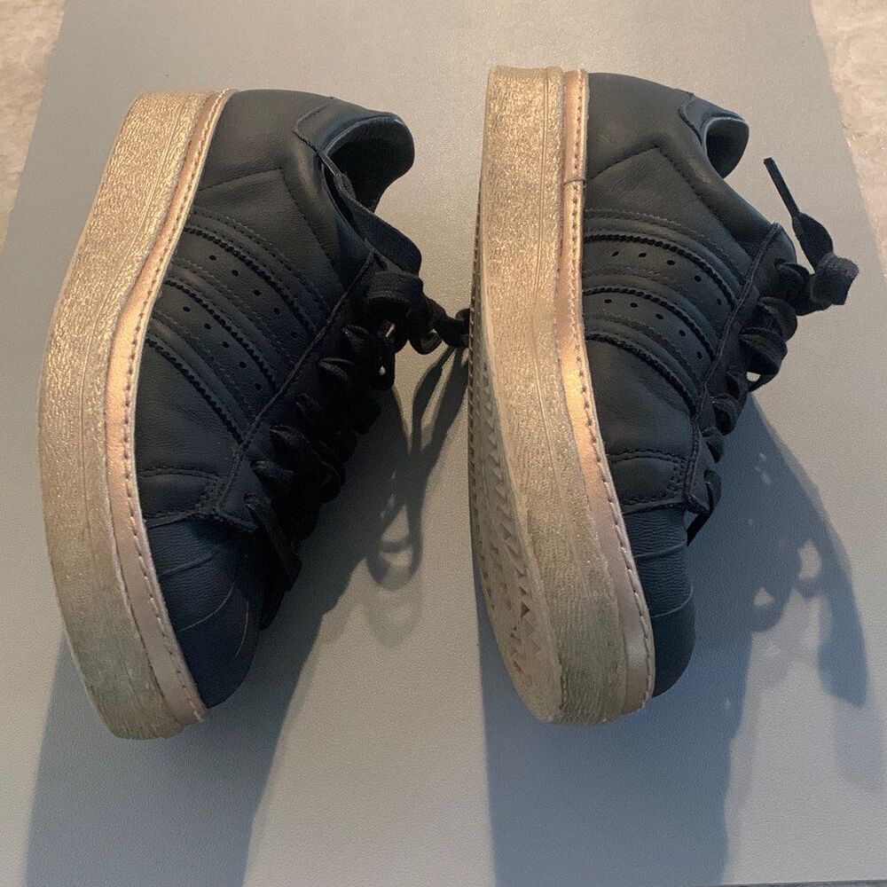 ADIDAS Black & Gold Sneakers